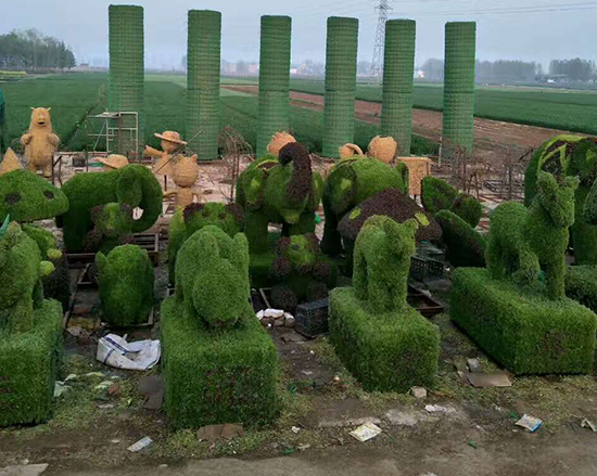 河南大型植物綠雕造型廠家